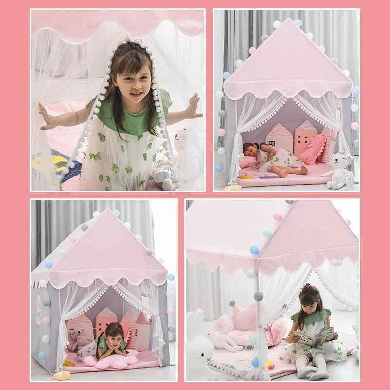 Magical Castle Foldable Tent For Indoor And Outdoor Play With UV Protection