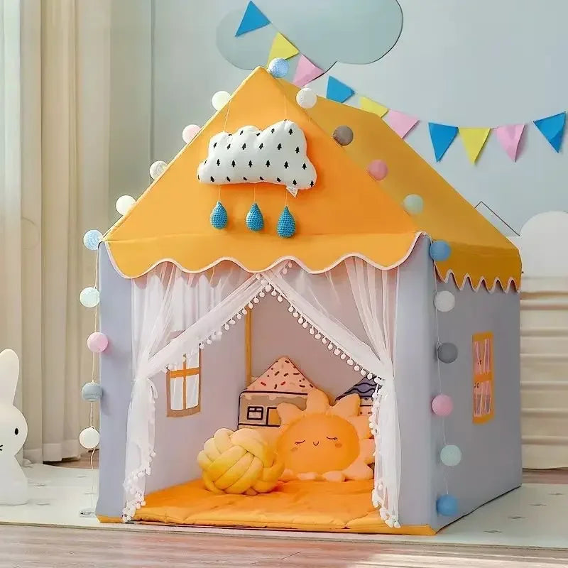 Magical Castle Foldable Tent For Indoor And Outdoor Play With UV Protection