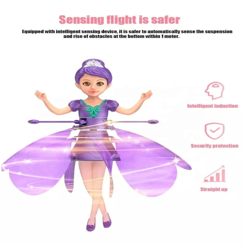 Motion-Sensing Flying Orb Toy With Bright LED Lights For Kids