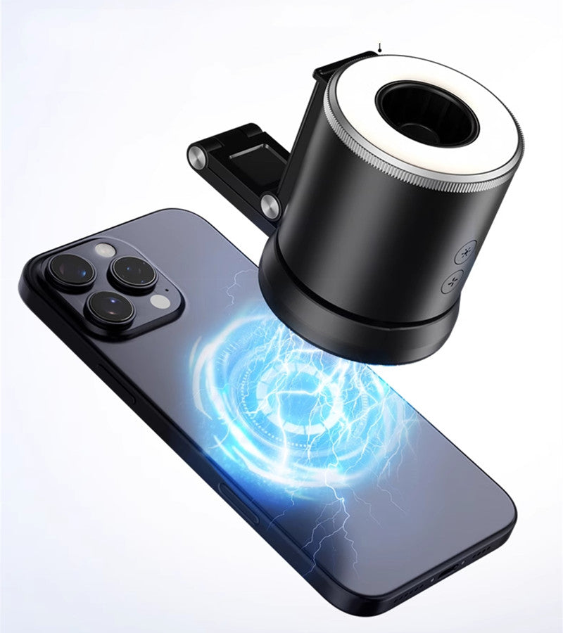 Phone Fan Magnetic Foldable Design For Three-Speed Airflow