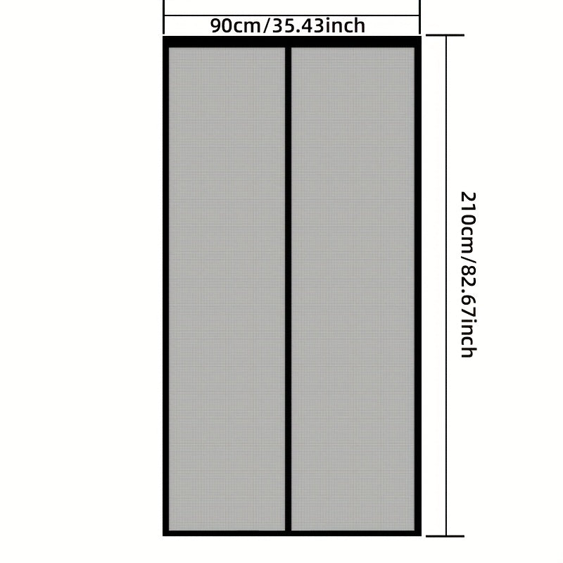 Magnaseal Magnetic Mesh Door Curtain With Auto Closure