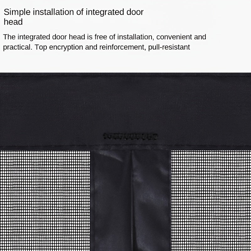 Magnaseal Magnetic Mesh Door Curtain With Auto Closure