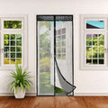 Magnetic Screen Door With Durable Mesh For Touchless Entry And Summer Airflow Fly Barrier