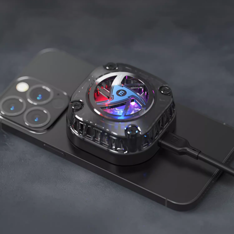 Magnetic Wireless Charger With Cooling Function And RGB Lighting For Dual Mode Charging