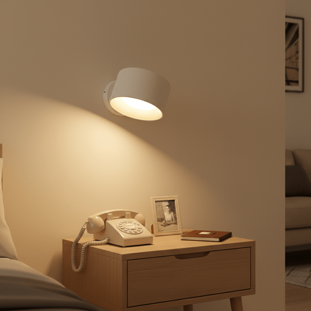 Aurora Wall Lamp With Nordic Design Cordless Rechargeable