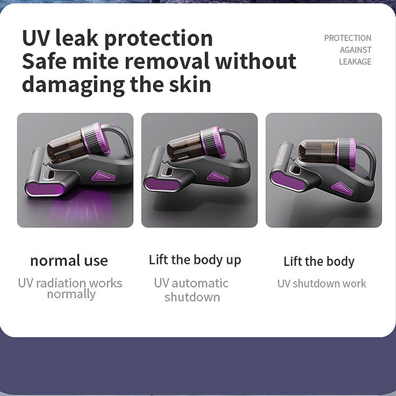 Mattress Cleaner Vacuum With UV-C Light And Heat For Allergy Relief