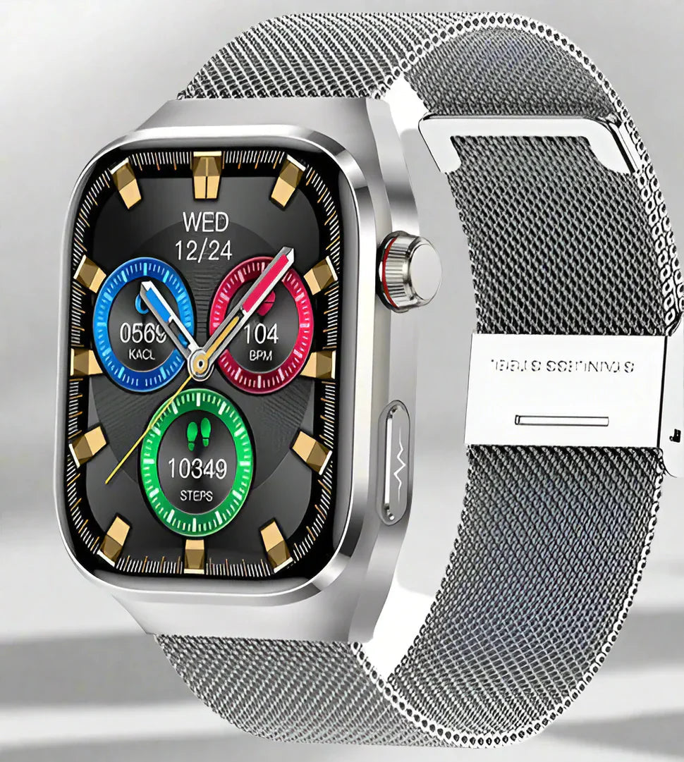 Maverick Health Smartwatch For Round-The-Clock Health Tracking, Waterproof With ECG