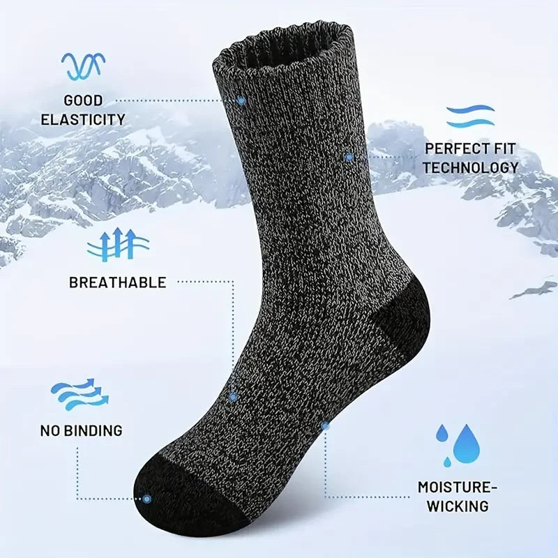 Merino Wool Hiking Socks With Extra Cushioning For All Day Comfort