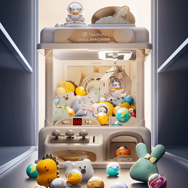 Mini Claw Arcade Game Coin Operated Plush Prizes For Kids