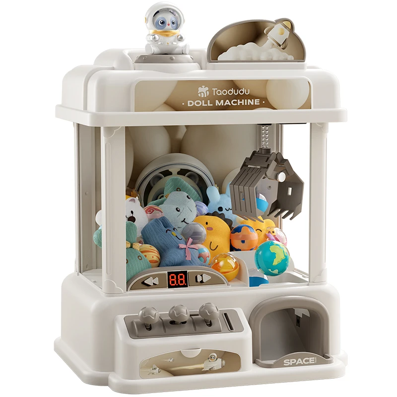 Mini Claw Arcade Game Coin Operated Plush Prizes For Kids