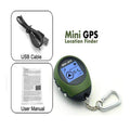 Mini GPS Tracker Compact Keychain GPS For Outdoor Navigation And Distance Logging