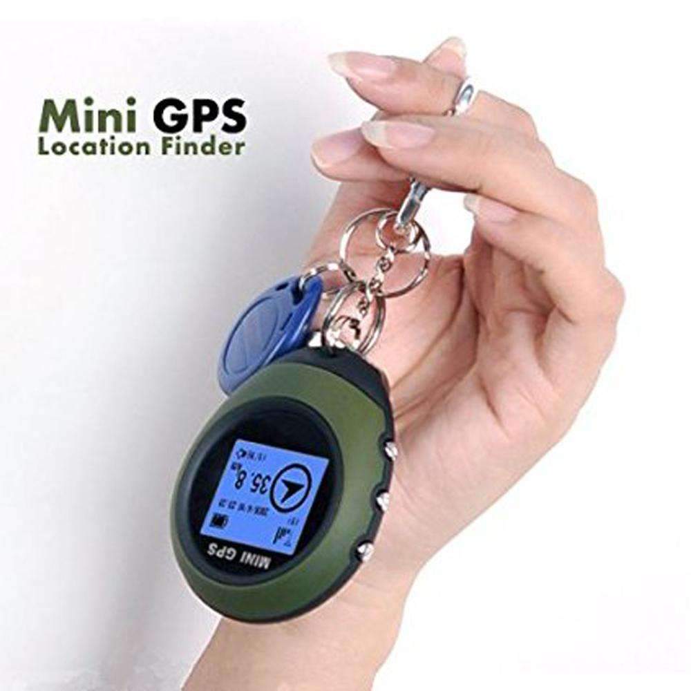 Mini GPS Tracker Compact Keychain GPS For Outdoor Navigation And Distance Logging