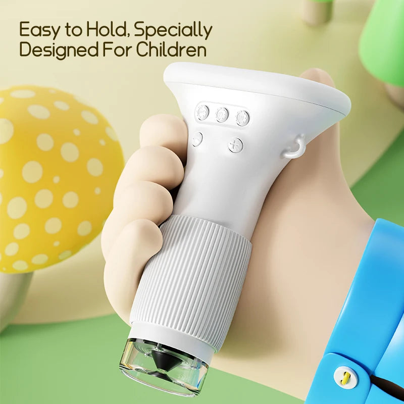 Mini Microscope 1000X Portable Science Tool For Kids Outdoor STEM Learning