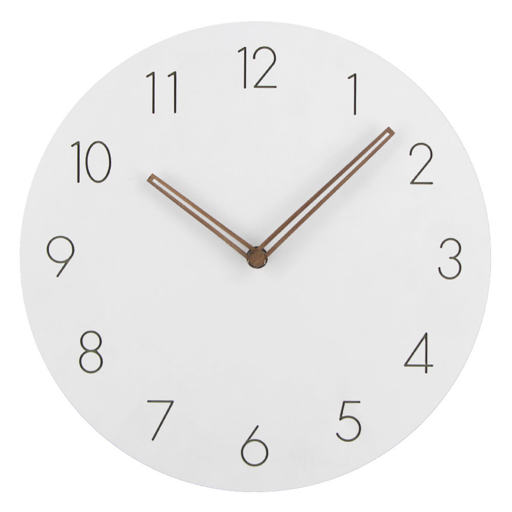 Minimalist 29 cm Wood Wall Clock With Silent Movement In Scandinavian Style