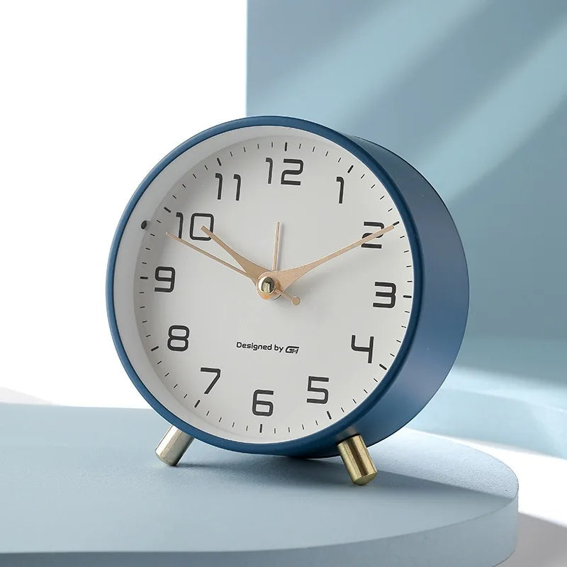 Mira Table Clock With Silent Sweep Mechanism And Nordic Design