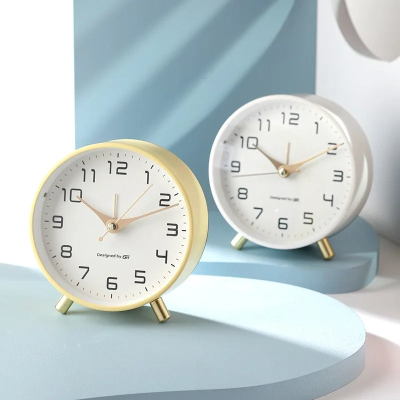Mira Table Clock With Silent Sweep Mechanism And Nordic Design