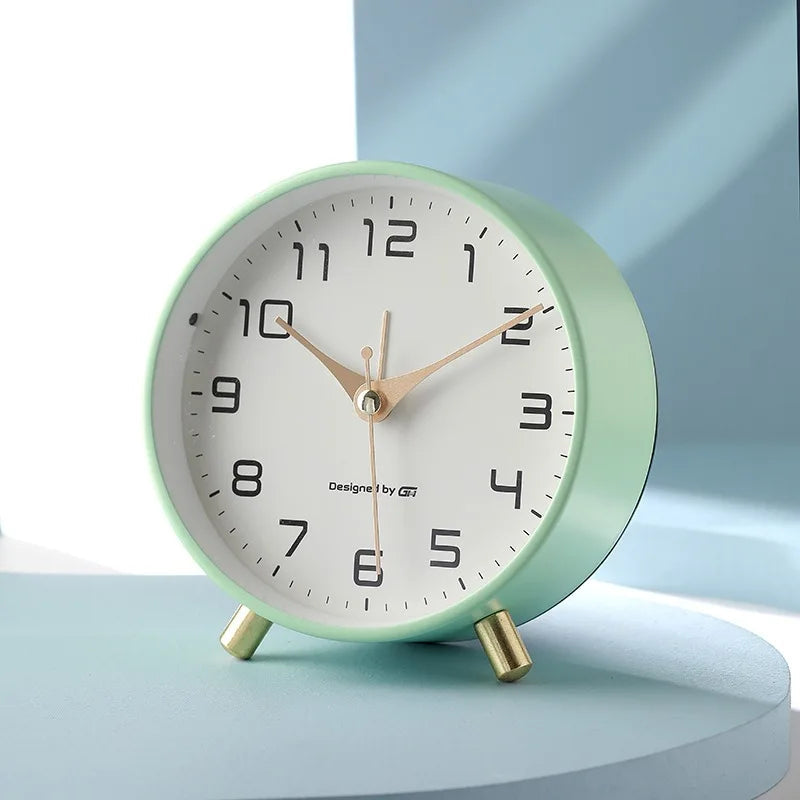 Mira Table Clock With Silent Sweep Mechanism And Nordic Design