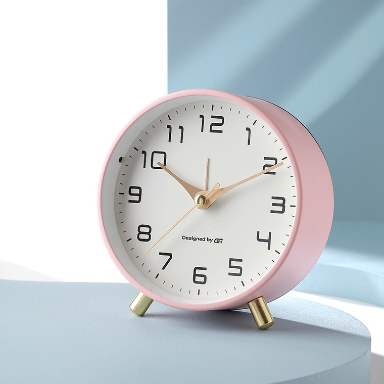 Mira Table Clock With Silent Sweep Mechanism And Nordic Design