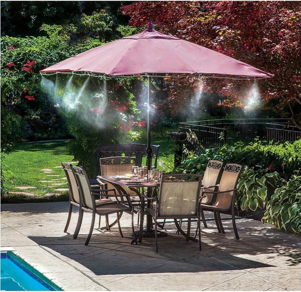 Outdoor Misting System With Quick Setup For Garden And Patio Cooling