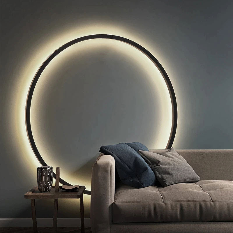 Modern Circle LED Wall Light With Soft Glow For Ambient Illumination