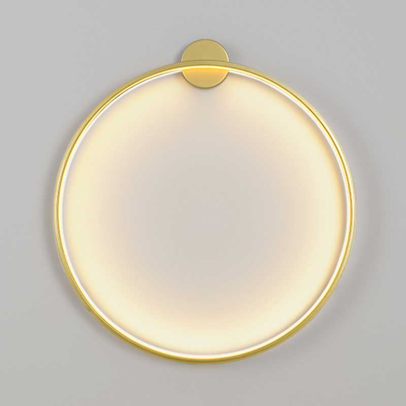 Modern Circle LED Wall Light With Soft Glow For Ambient Illumination