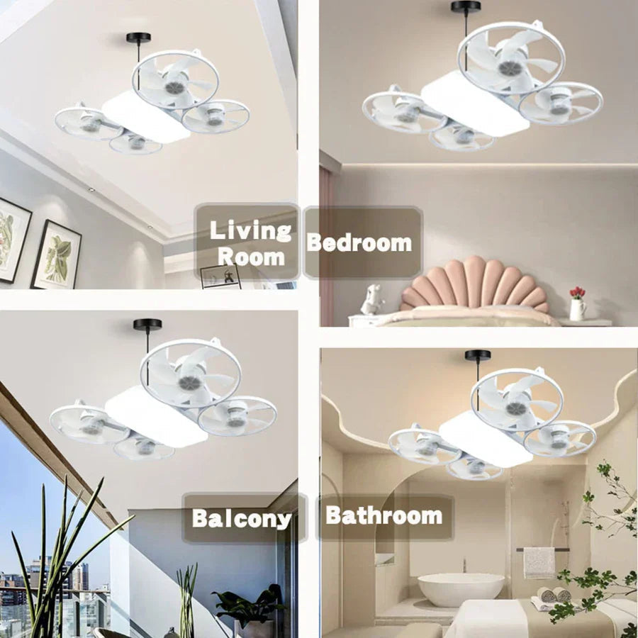 Flush Mount Ceiling Fan With Dimmable Light For Space Saving Comfort