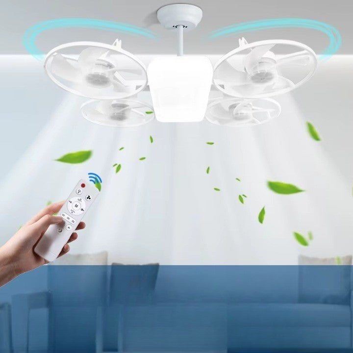 Flush Mount Ceiling Fan With Dimmable Light For Space Saving Comfort
