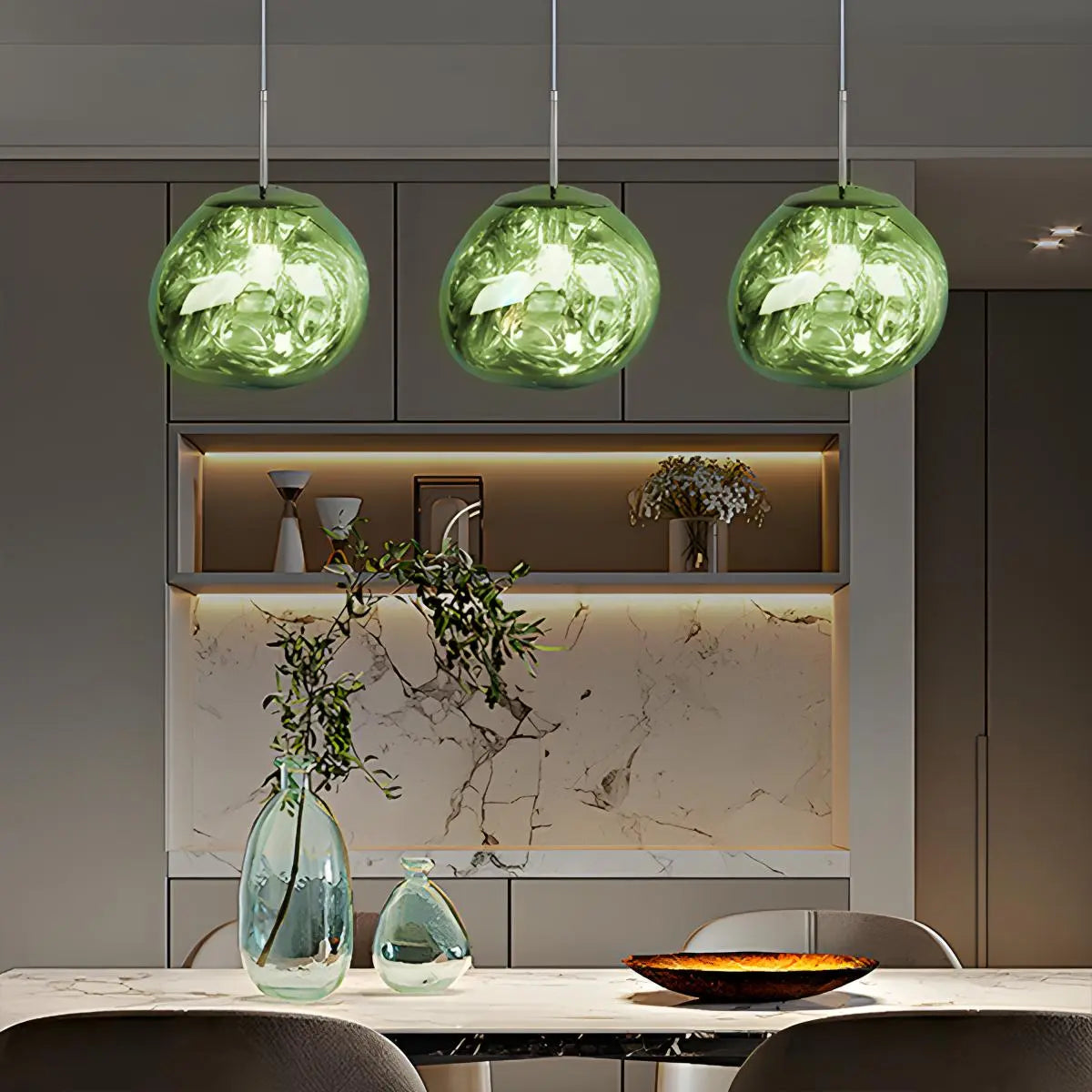 Lux Lava Flow Pendant Light For Dining Room Modern Design