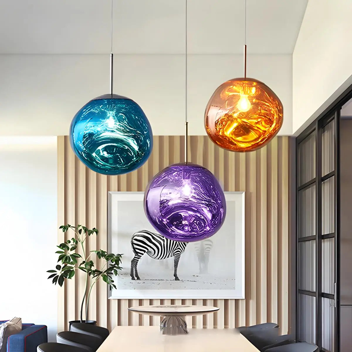 Lux Lava Flow Pendant Light For Dining Room Modern Design