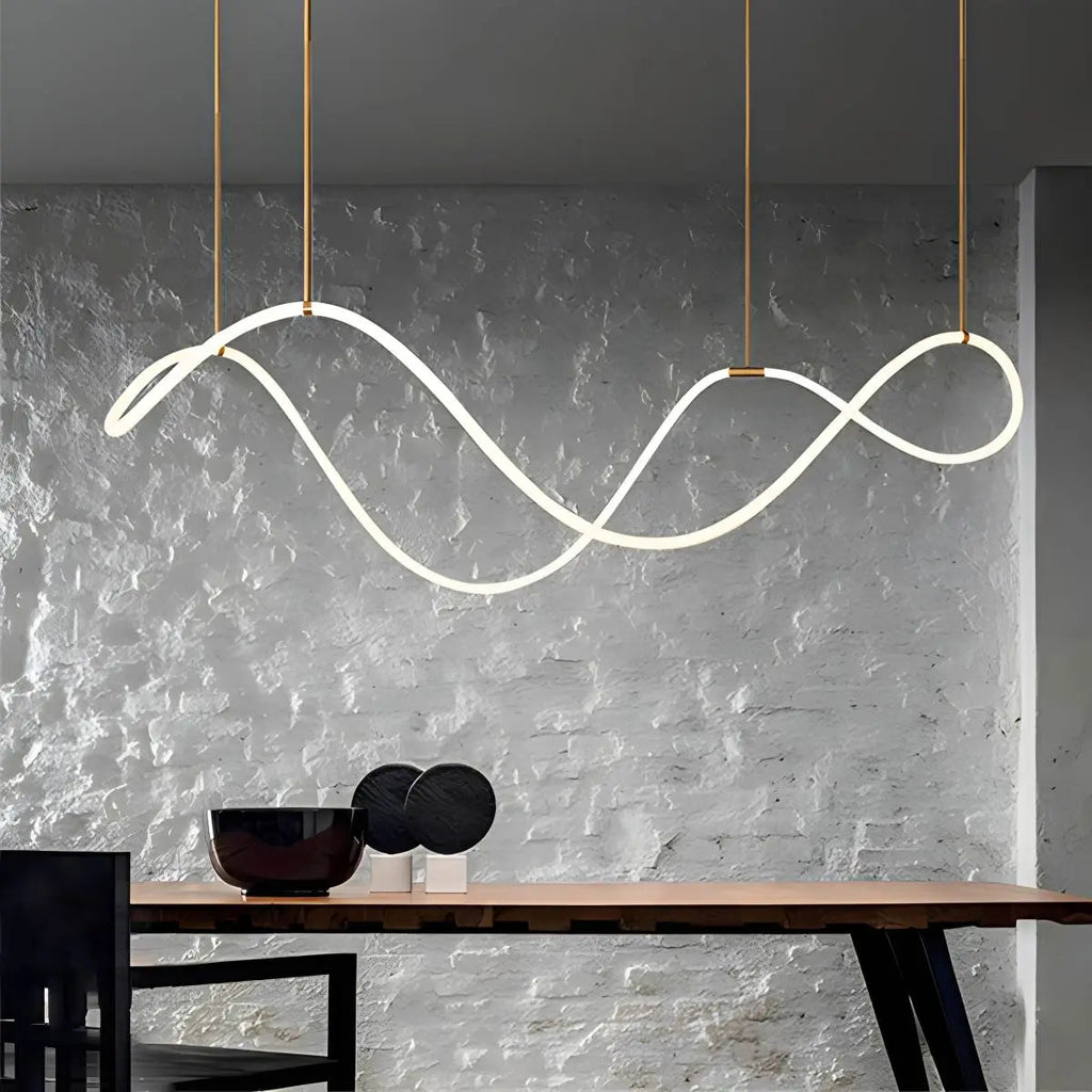 Pendant Light With Long Hose For Dining Room Modern LED Fixture