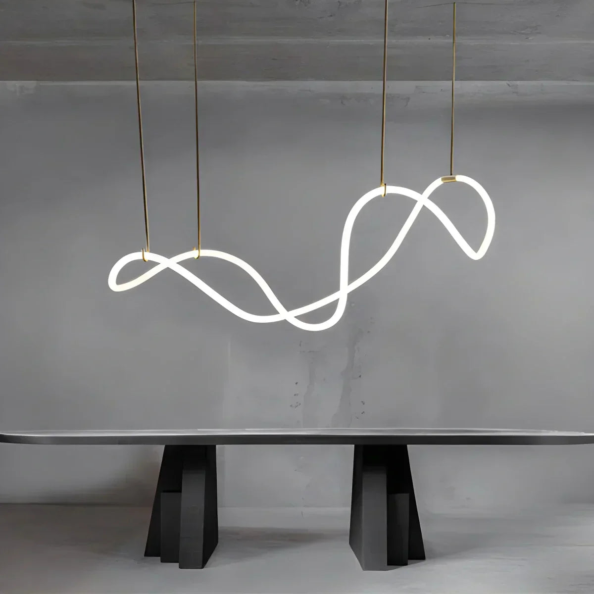 Pendant Light With Long Hose For Dining Room Modern LED Fixture