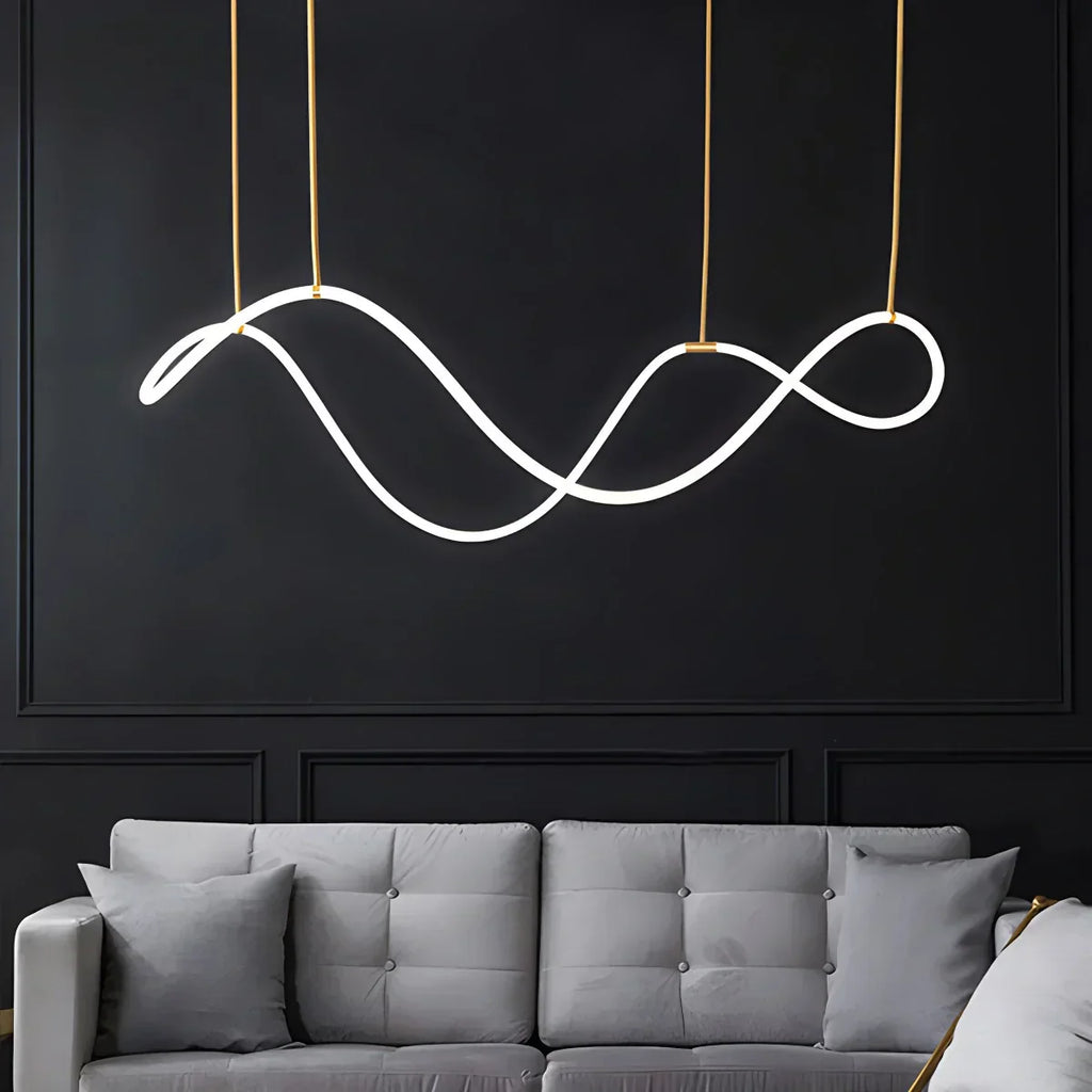 Pendant Light With Long Hose For Dining Room Modern LED Fixture