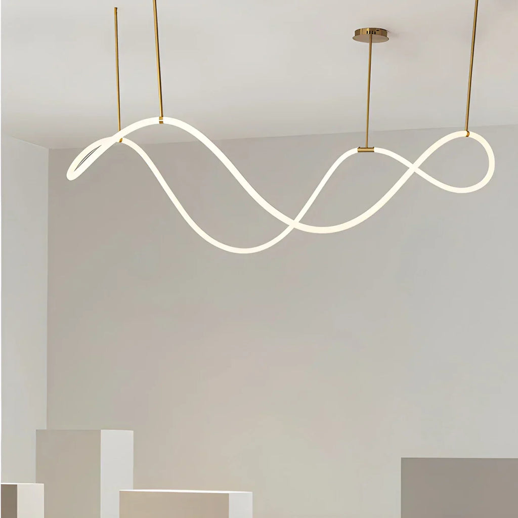 Pendant Light With Long Hose For Dining Room Modern LED Fixture
