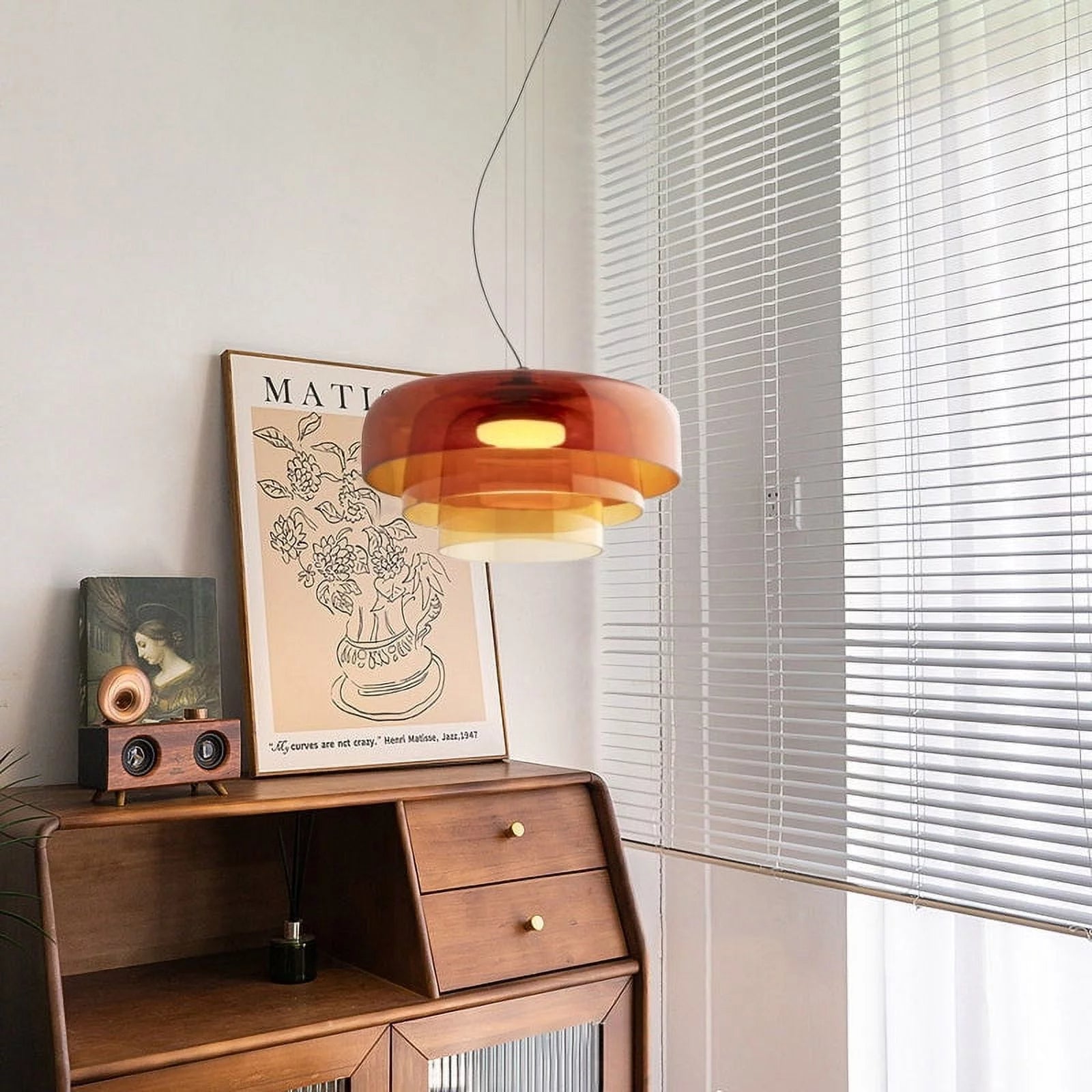 Kirrea Modern Glass Pendant Light In Kitchen Areas