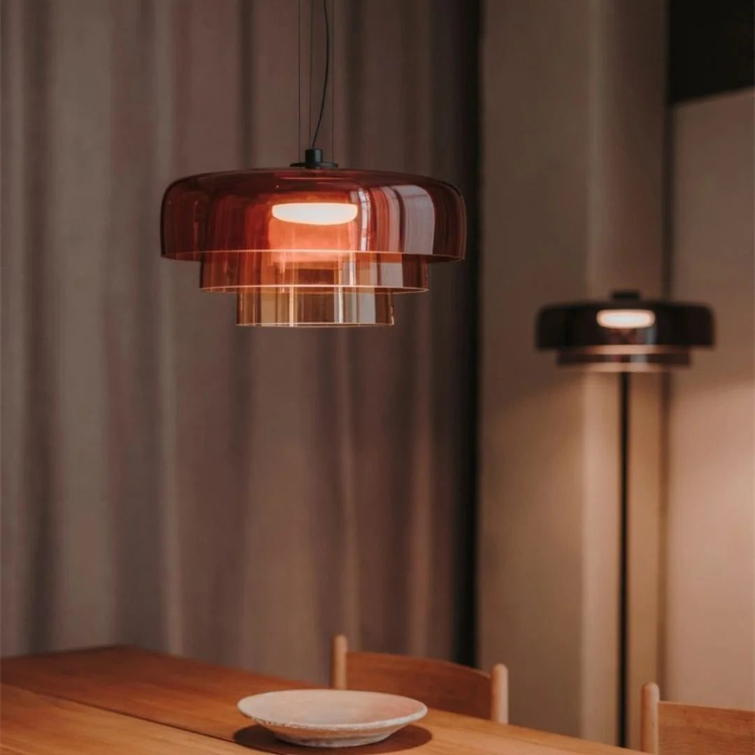Kirrea Modern Glass Pendant Light In Kitchen Areas