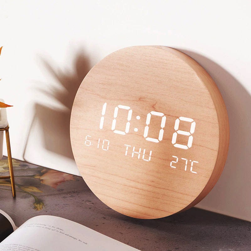 Rechargeable Power Wall Clock With Minimalist Style For Effortless Decor