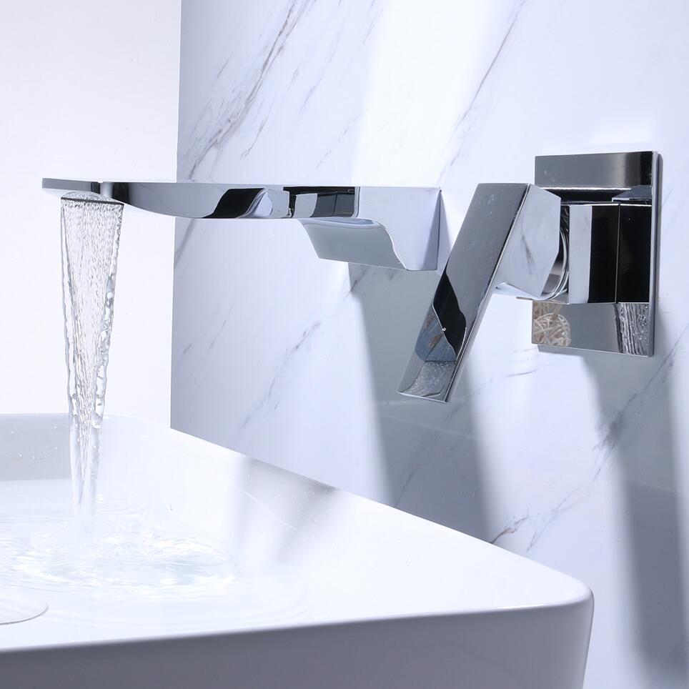 Wall Mounted Water Tap With Touchless Operation And Adjustable Settings