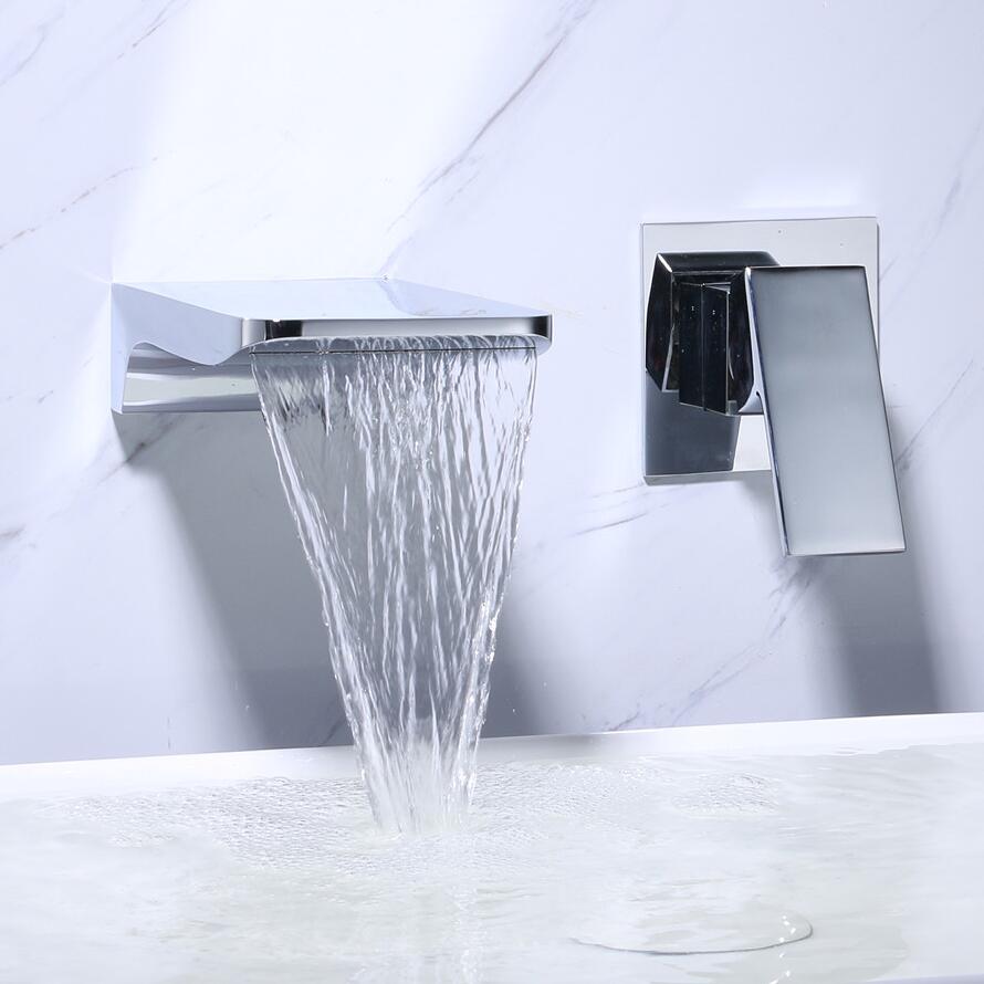 Wall Mounted Water Tap With Touchless Operation And Adjustable Settings