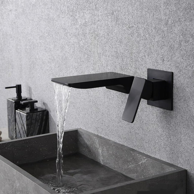 Wall Mounted Water Tap With Touchless Operation And Adjustable Settings