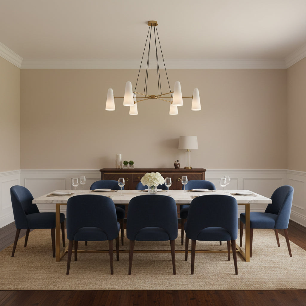 Montfaucon Vintage Crystal Chandelier For Dining Rooms