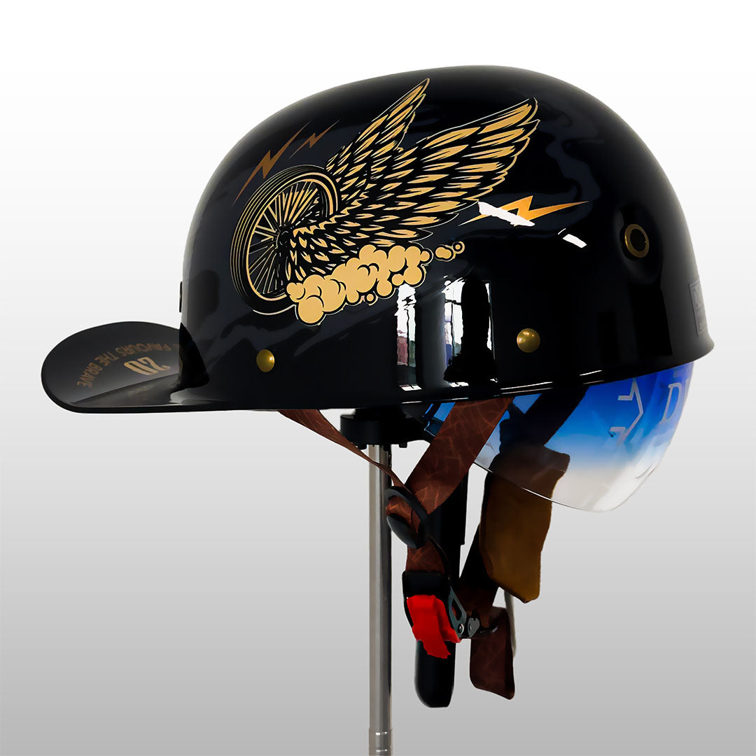 Moto Baseball Helmet For Daily Riding With DOT And ECE Certification
