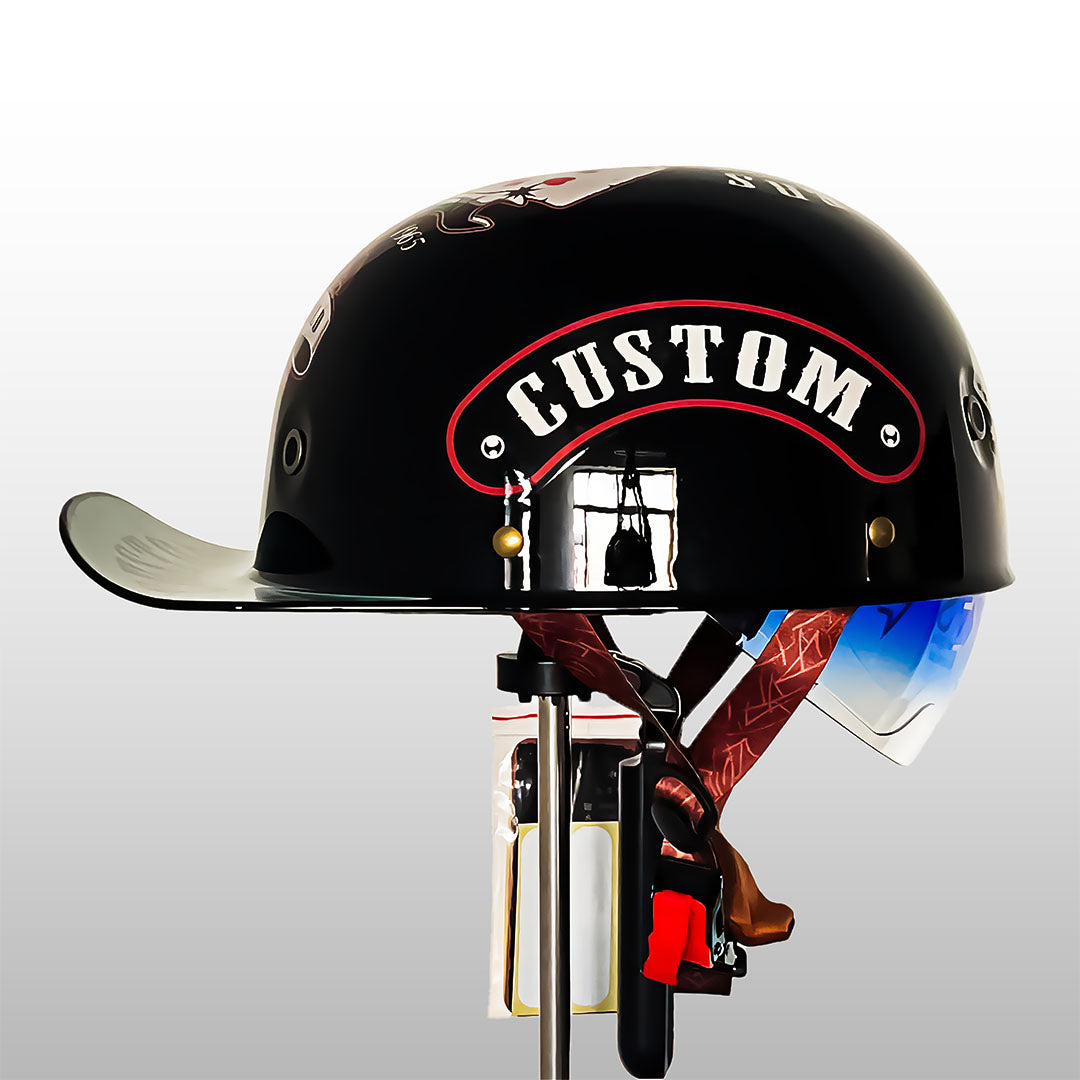 Moto Baseball Helmet For Daily Riding With DOT And ECE Certification