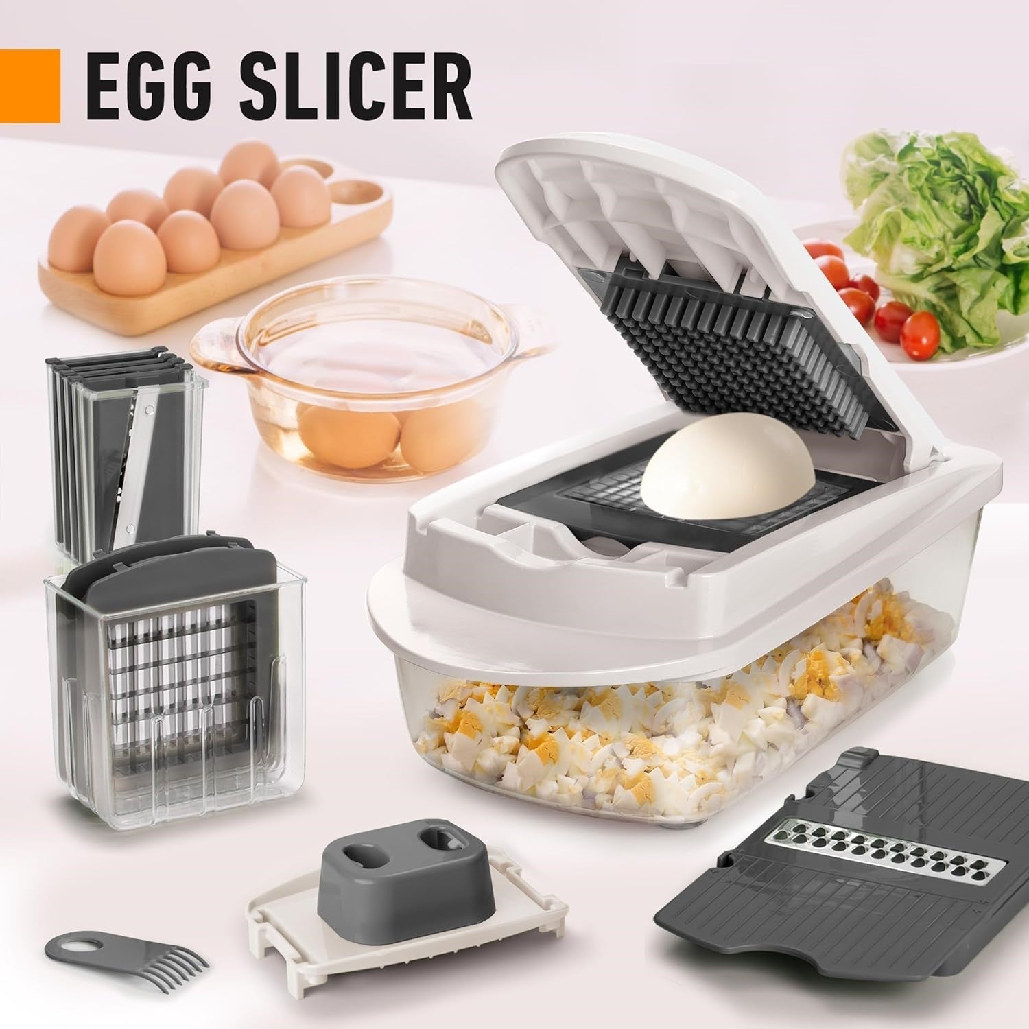 MultiPrep 10-In-One Veggie Slicer With Eight Blades For Quick Meal Prep