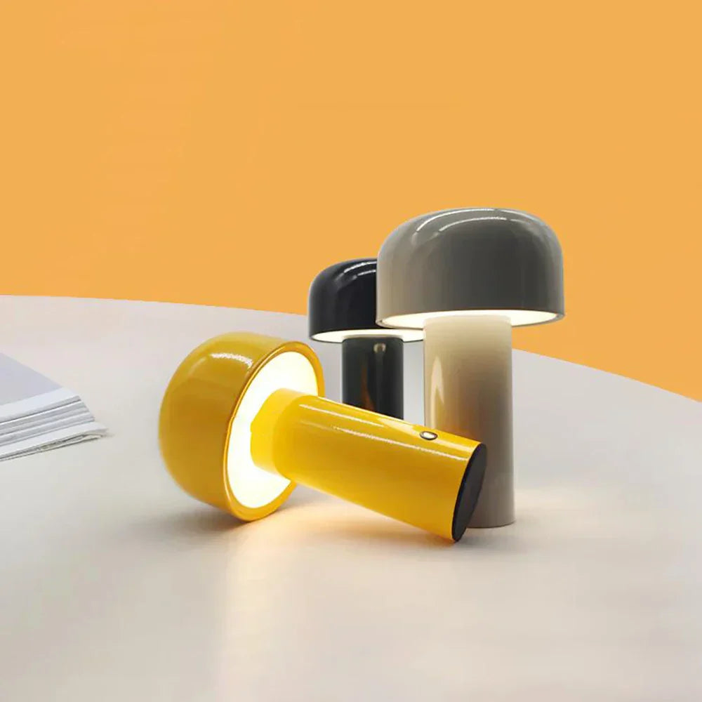 Mushroom Lamp Portable USB Rechargeable, LED Light For Cozy Spaces