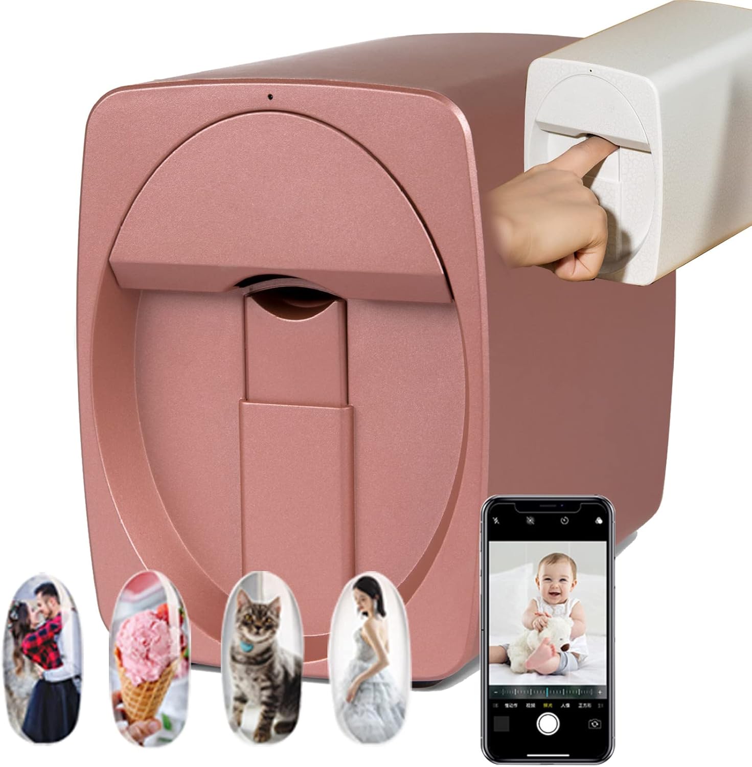 Nail Art Studio 3D Nail Printer Leveraging AI For Custom Designs