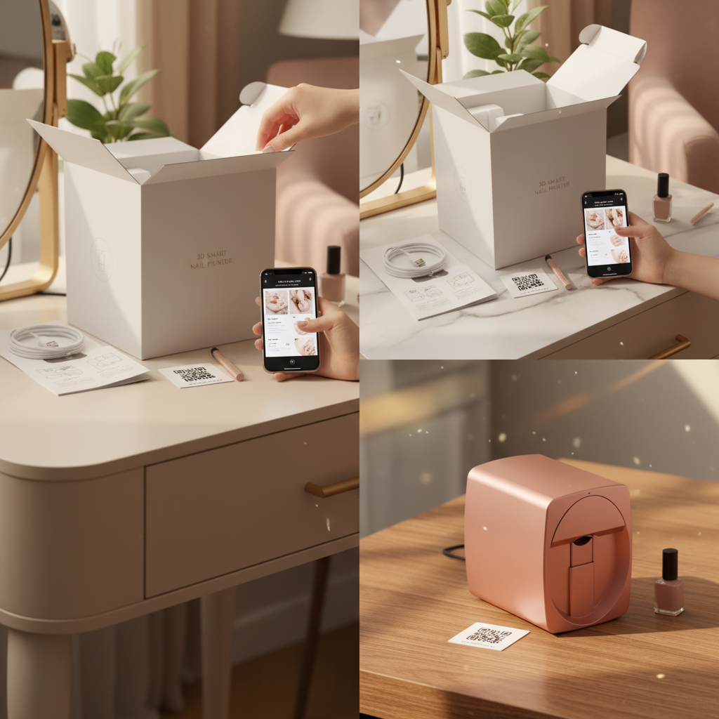 Nail Art Studio 3D Nail Printer Leveraging AI For Custom Designs