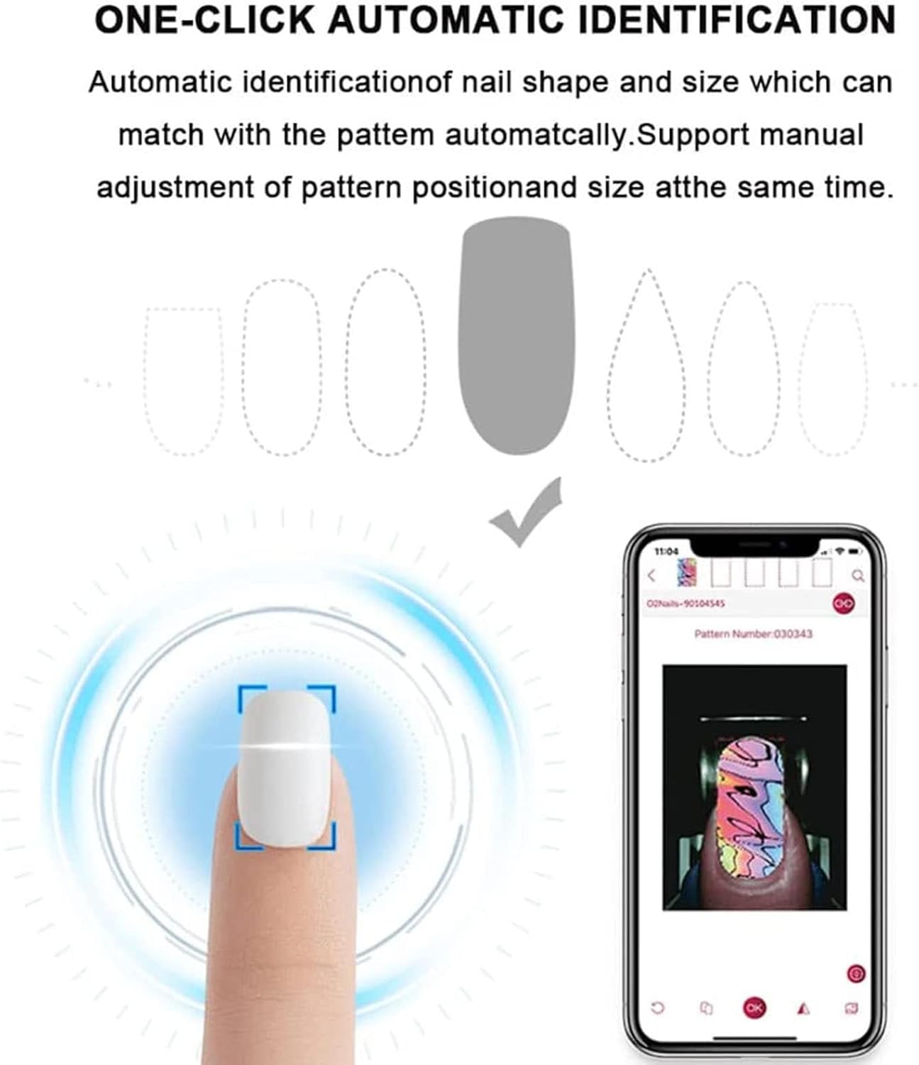 Nail Art Studio 3D Nail Printer Leveraging AI For Custom Designs