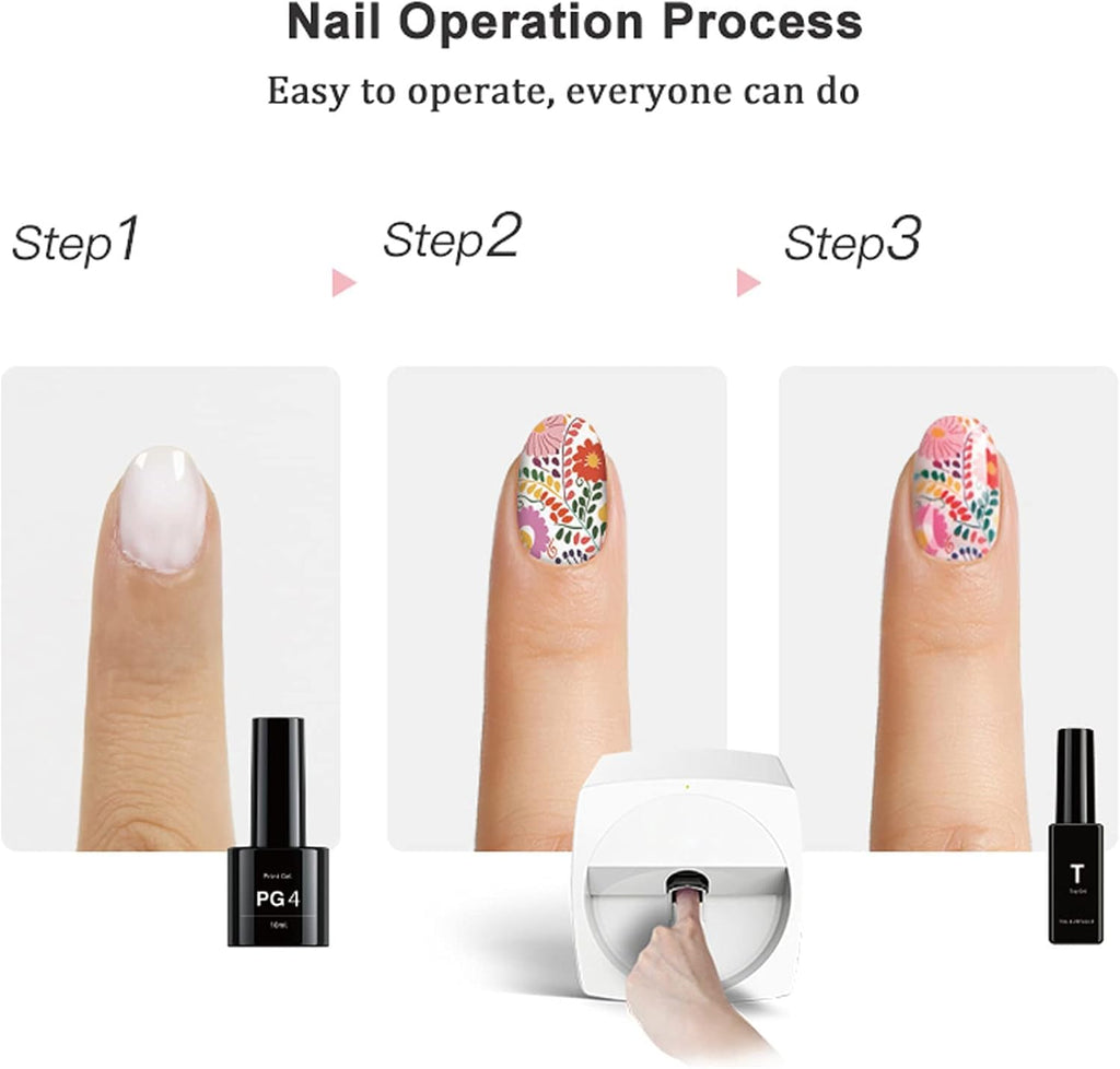 Nail Art Studio 3D Nail Printer Leveraging AI For Custom Designs