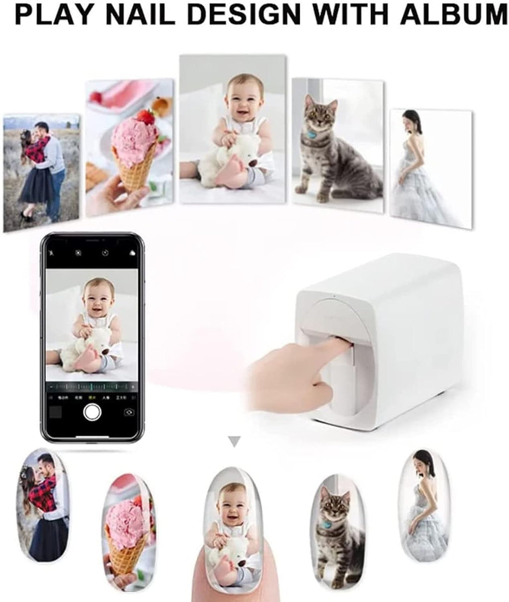 Nail Art Studio 3D Nail Printer Leveraging AI For Custom Designs