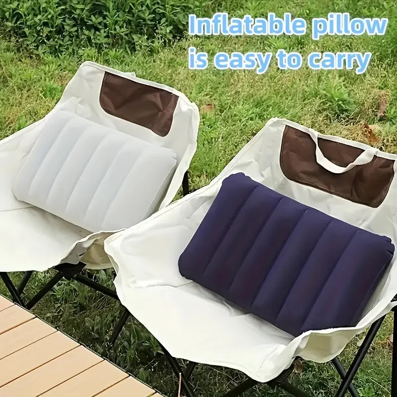Napvoy Ergonomic Travel Pillow With Air Inflation For Portable Comfort Anywhere